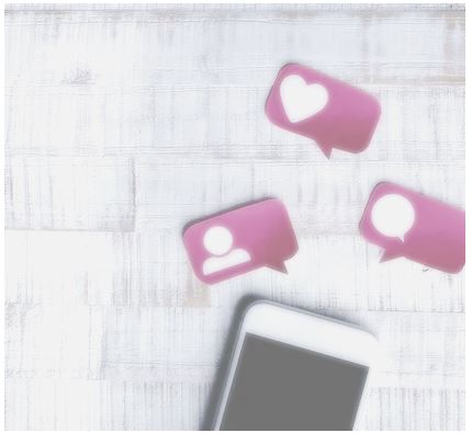 phone and hearts